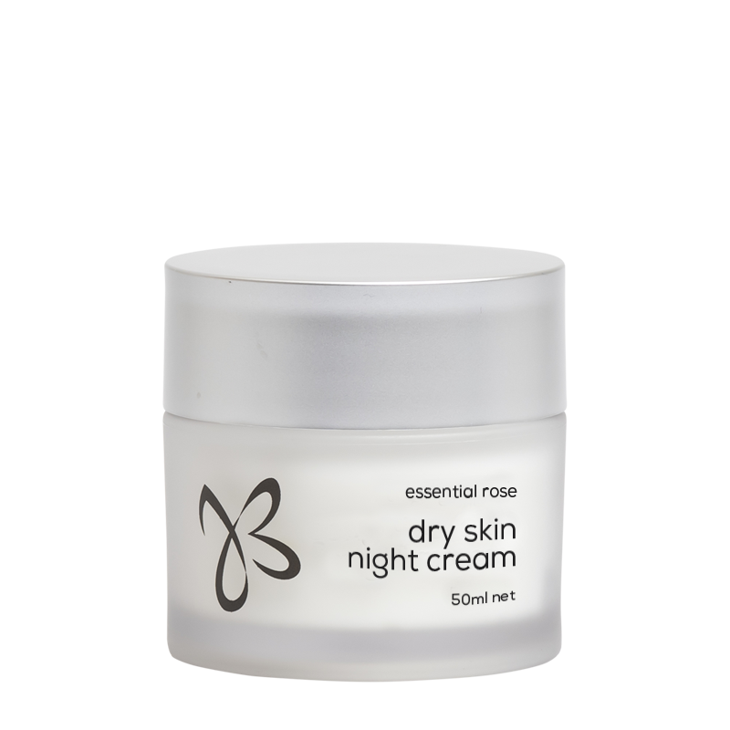 dry skin night cream jar