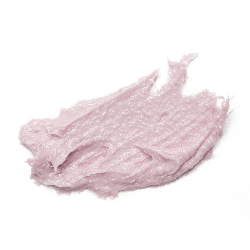 close up light pink scrub texture